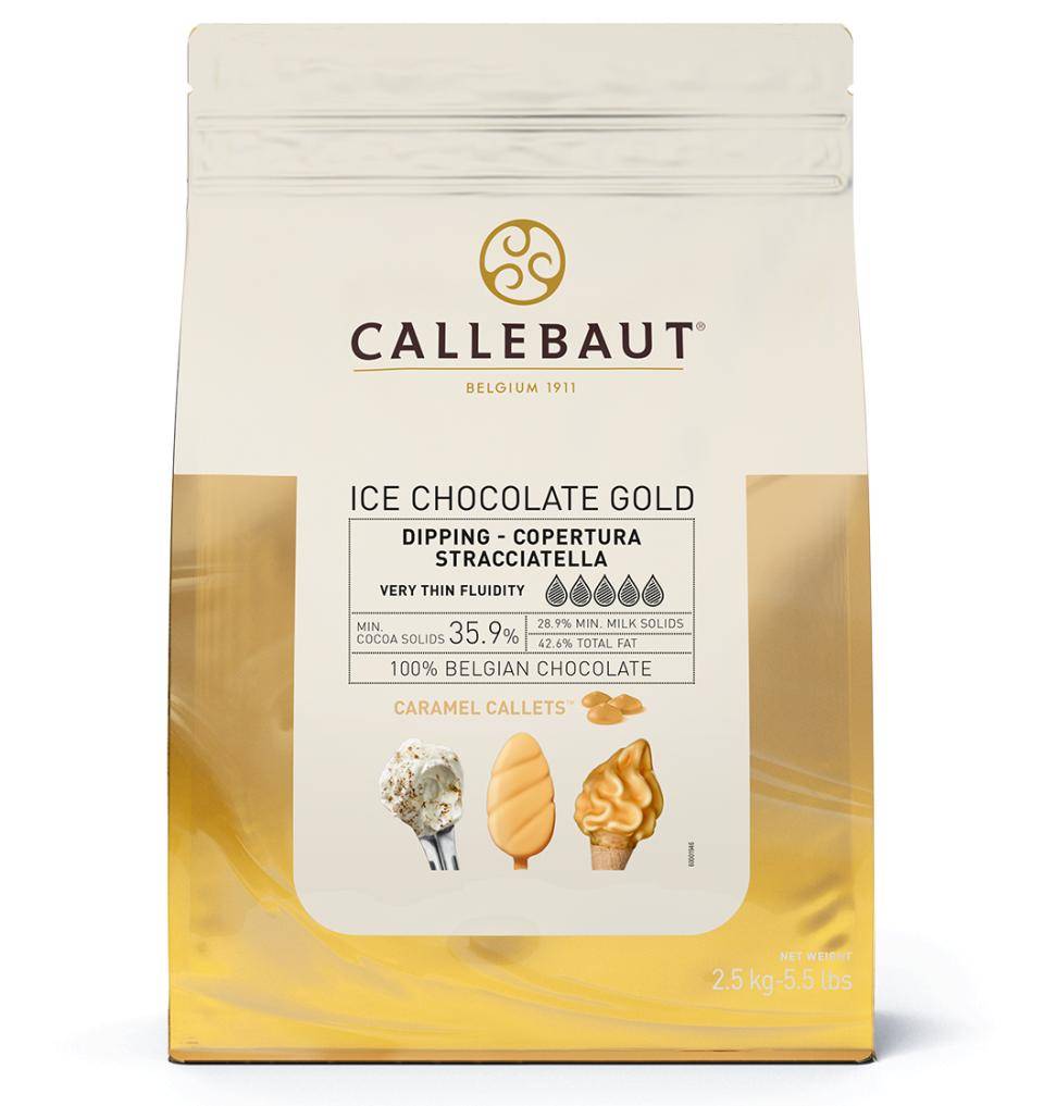 Callebaut Gelato, Real Belgian Chocolate Ice cream gold