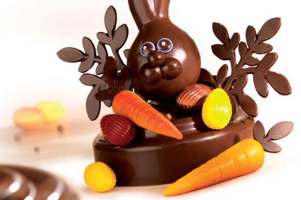 DOUBLE CHOCOLATE EASTER CAKE